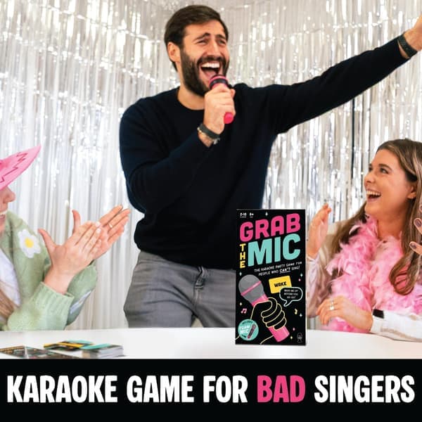 Grab The Mic Karaoke-spel, 2-10 spelare, Hilarious Board Game