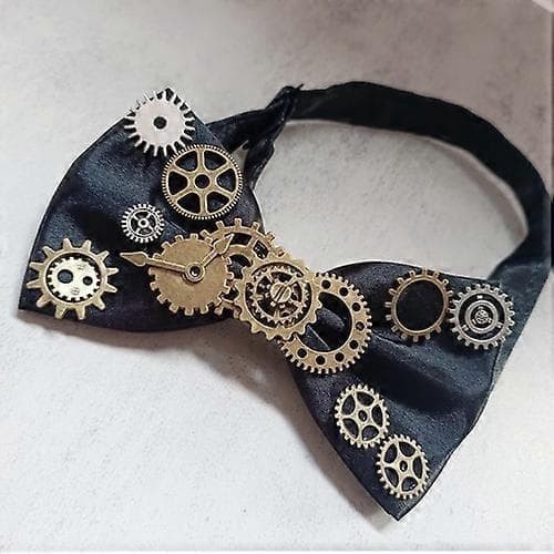 Steampunk fluga gotisk kostymslips retro vintage