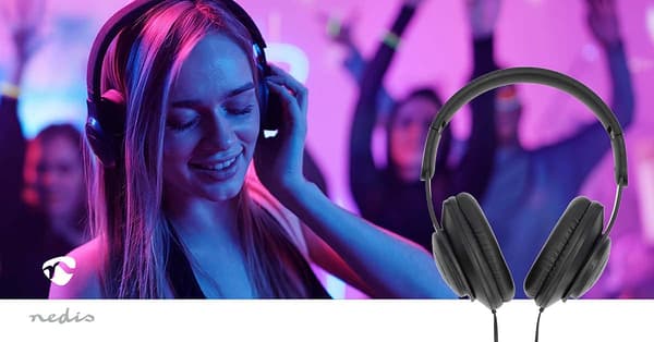 Over-ear hovedtelefoner med ledning | USB-C™ | Kabellængde: 1,20 m | Lydstyrkekontrol | Sort