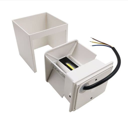 GHB 7W LED Vegglampe med Justerbar Hvit