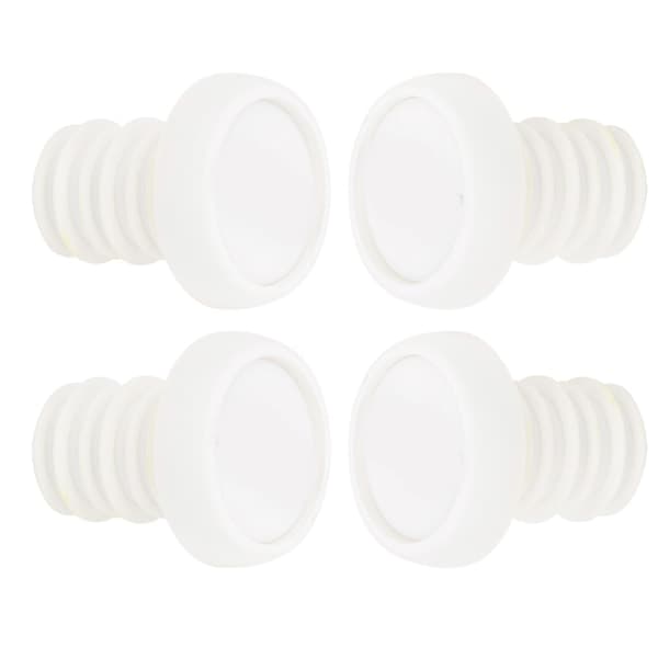 4pcs ZTTO Handlebar End Plugs Fixed Mountain Bike Handle Lock Ring Bicycle Accessories White