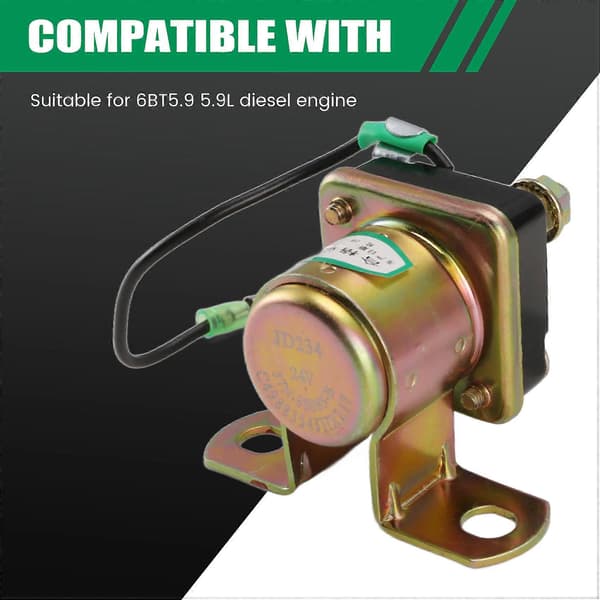Til 6BT5.9 5.9L motortilbehør startrelæ 4988354