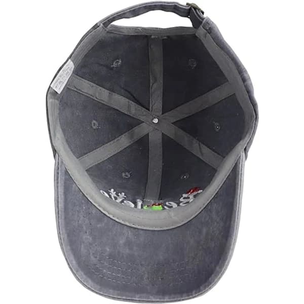 God jul-caps for menn og kvinner, justerbar bomullscaps med broderi