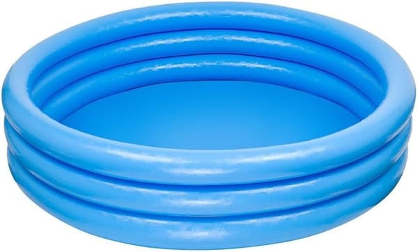 Crystal Blue Three-Ring Inflatable Pool 114 cm x 25 cm
