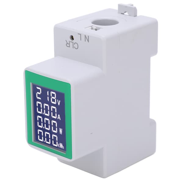 PZEM‑008 LCD Digital Display Amperemeter Voltmeter Multifunktionel Skinne Wattmeter AC 50‑300V