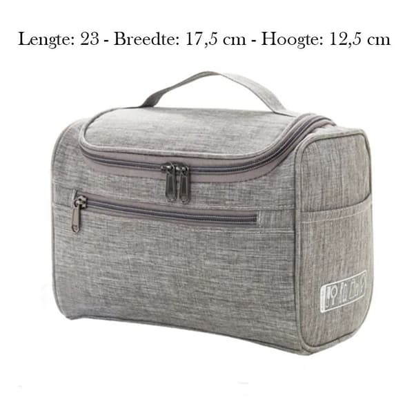 Necessär med krok Vattentät Polyester Grå