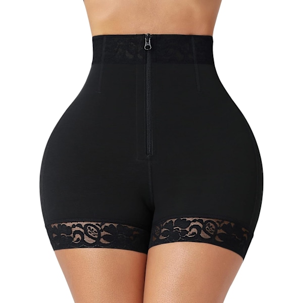 Body Shaper til kvinder - Butt Lifting Shapewear - Tummy Control Panties med hægte- og lynlåslukning XX Large A nude