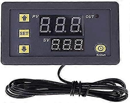 24V 20A W3230 LCD Digital Termostat Kontroller Regulator Høytemperaturalarm