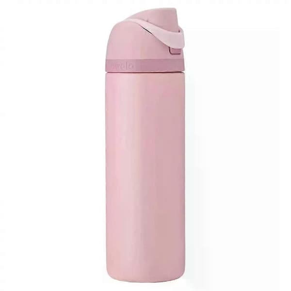 Owala FreeSip Rustfri Vannflaske 24/32oz Rose Quartz Rosa