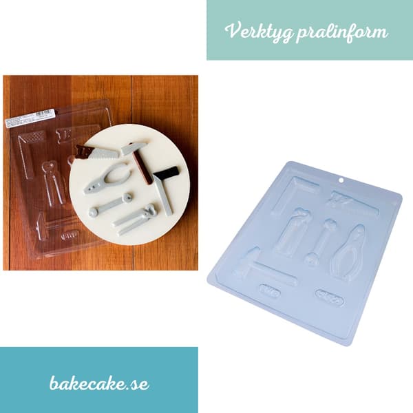 Pralinform Verktøy Sjokoladeform - BWB 362 Transparent transparent