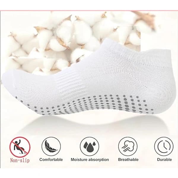 Strømper - Skridsikre Strømper - Skridsikre Pilates Grip Strømper - 6 Par