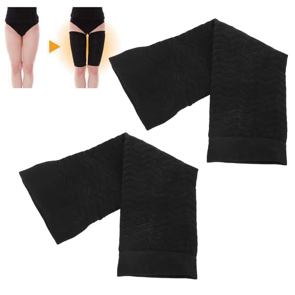 Sports Thigh Shaper - Compression Wrap for Legs (Black)