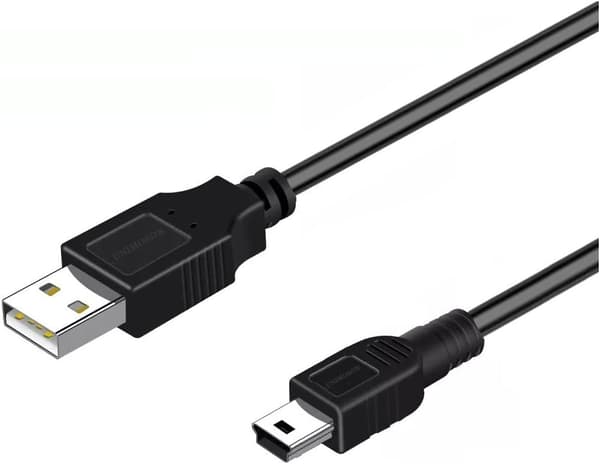 USB-ladekabel for Texas Instruments TI-84 Plus CE, TI-84 Plus C Silver Edition, TI-Nspire CX, 1 m