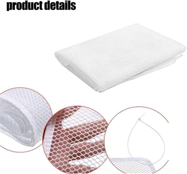 300*79cm White Stair Safety Net, Balcony Protection Net, Cat Fall Protection Net