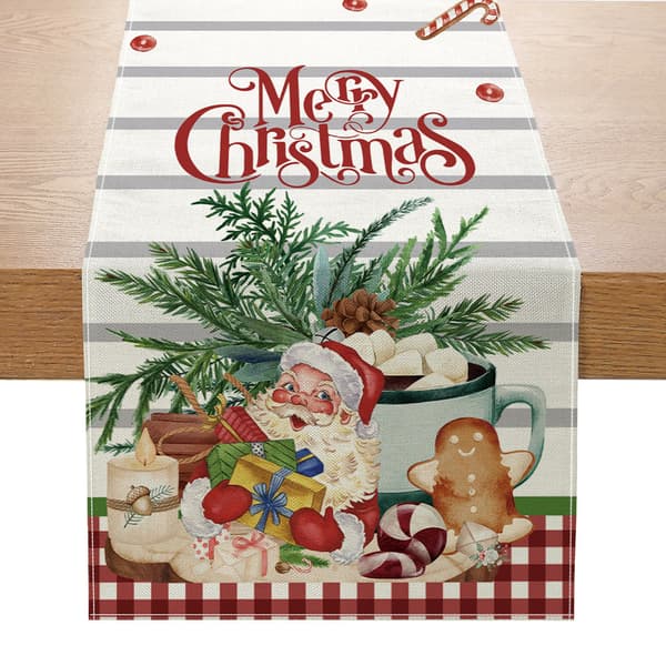 Christmas tablecloth, table runner, table decoration, dining table, linen, long tablecloth A 33*250 33*250 A 33*250 A