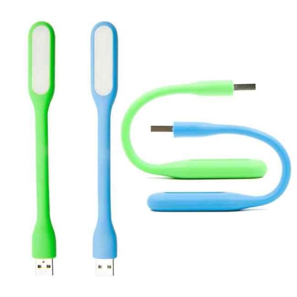 USB-lampe - LED Fleksibel Grön 17