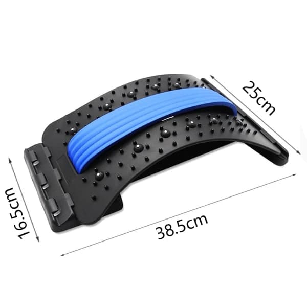 Back Stretcher, Lower Back Pain Relief Device, Multi-Level Lumbar Back Massager
