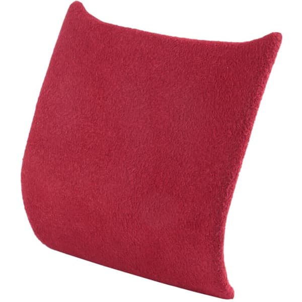 For 2016+ Car Swivel Fur Suede Center Console Gear Shift Lower Panel Cover Trim Decor Sticker Accessories, Red
