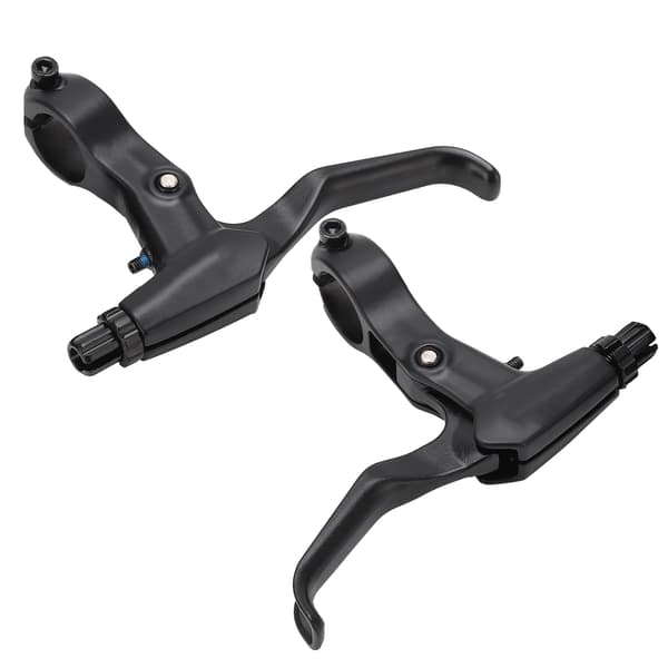 2 stk. bremsegreb i aluminiumslegering til foldecykel mountainbike reservedele sort