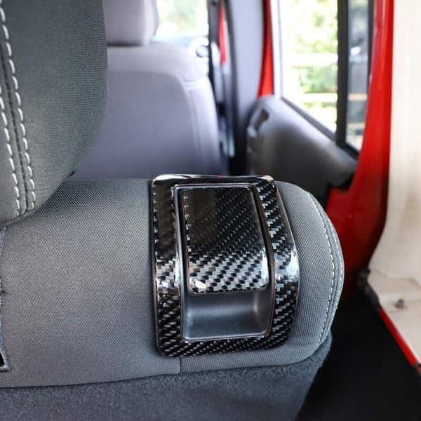 Bilfiber Baksetebryterdeksel for Wrangler JK 2011-2017 Dekorativ Justering