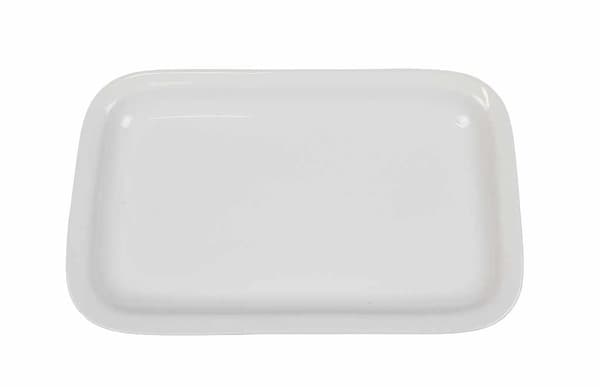 Rectangular Deep Porcelain Plate/Dish – Round - 4 pack Vit 4000