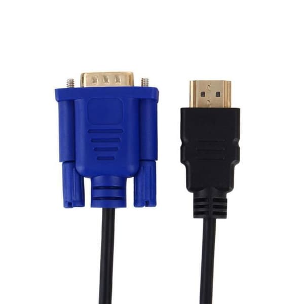 HDMI han til VGA han videokonverteringsadapterkabel til DVD HDTV 1080P PC - 1,8M