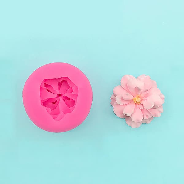 1 stk blomsterform DIY gipsharpiks blød silikone fondant Ch