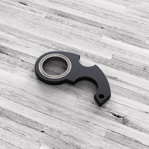Spinnerilelu Fidget-avaimenperä Käsistressin lievittäjä Ahdistusta estävät avaimenperät Purple