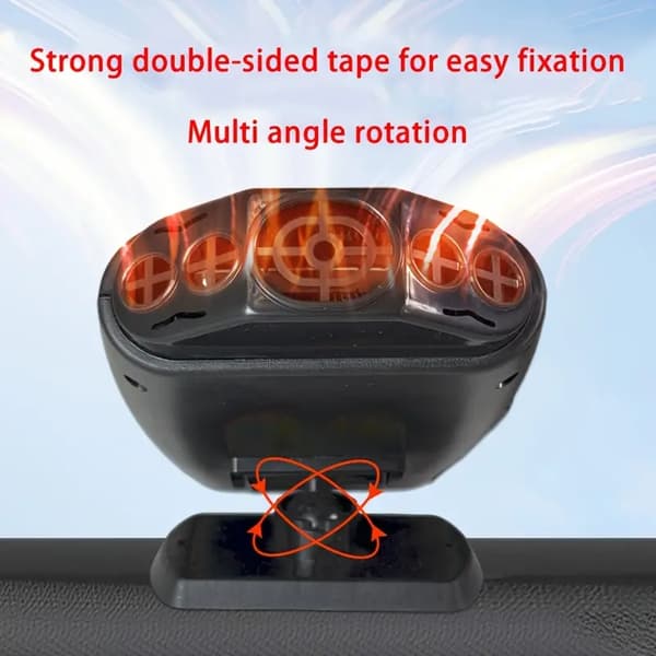 12V Car Heater Fast Heating – Portable Cabin Heater, Easy Installation, Removable & Durable for All Vehicles