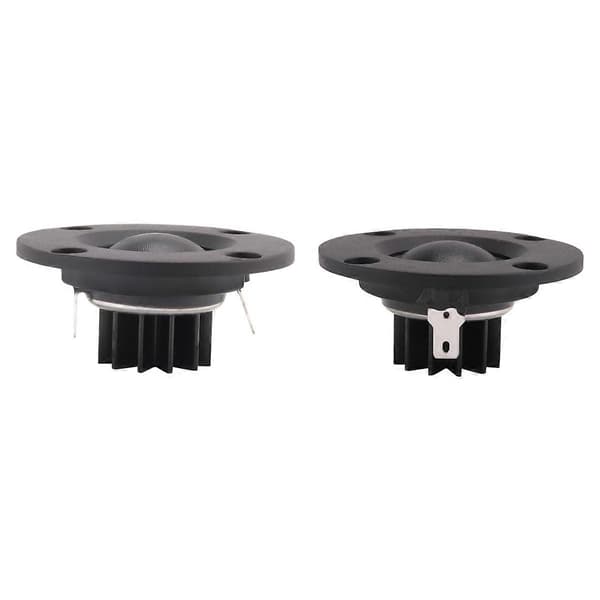 Diskanthøjttaler 6 Ohm 30W Hifi Blød Dome Silke Film Diskanthøjttaler Neodym Riflet Køleplade 2P