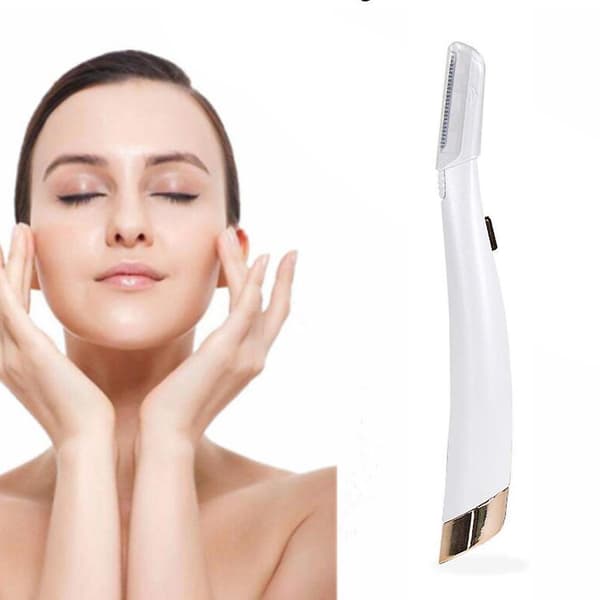 Dermaplaning Hårfjerner LED Ansigts-eksfolieringsapparat 6 Udskiftelige hoveder