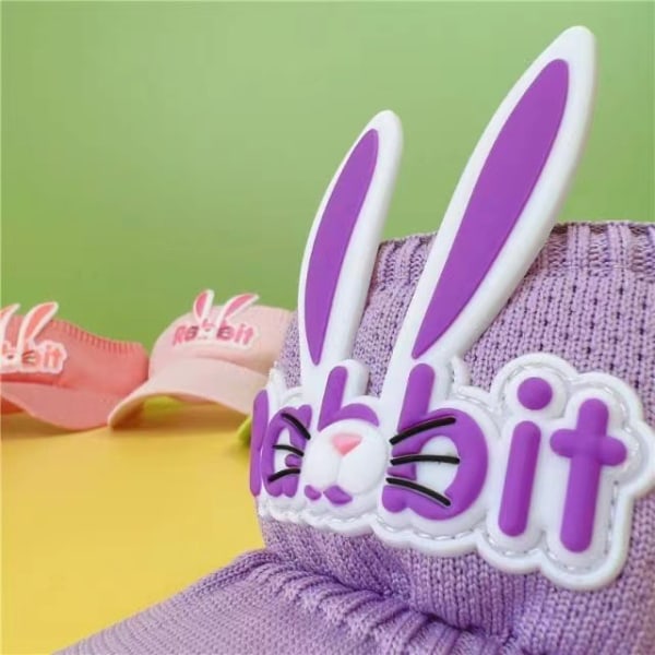 Påsk Nyfödd Baby Pojkar Flickor Påsk Kanin Romper Bunny Ear Jumpsuits Bodysuits One Piece Playsuit Purple Hat One Size