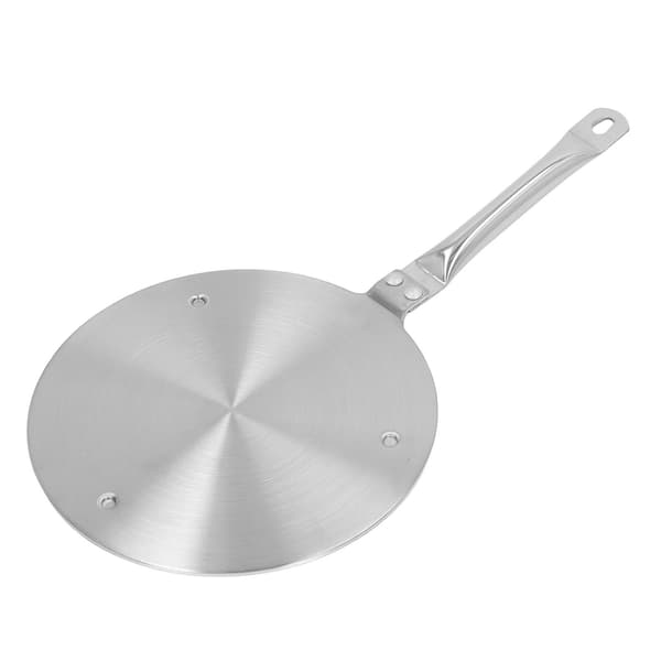 Heat Diffuser Induction Plate with Handle, 19.5cm/7.7in, Kitchen Stove Adapter, Heat Converter