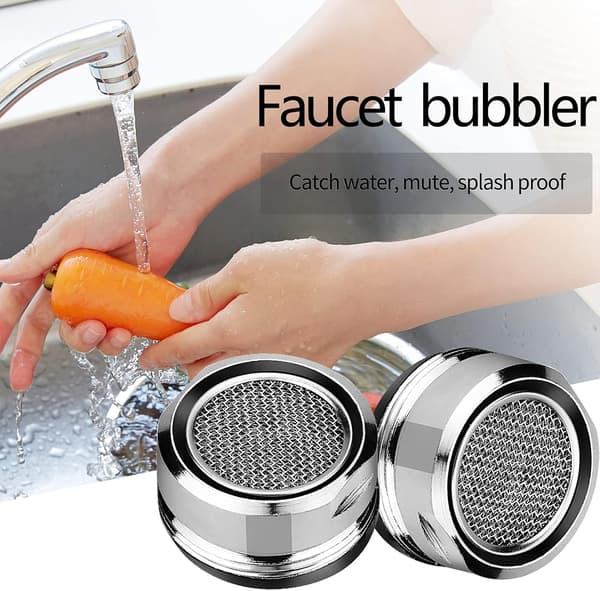 Silver (O.D. 24MM) - Set med tre ventilmunstycken, köksventilmunstycken