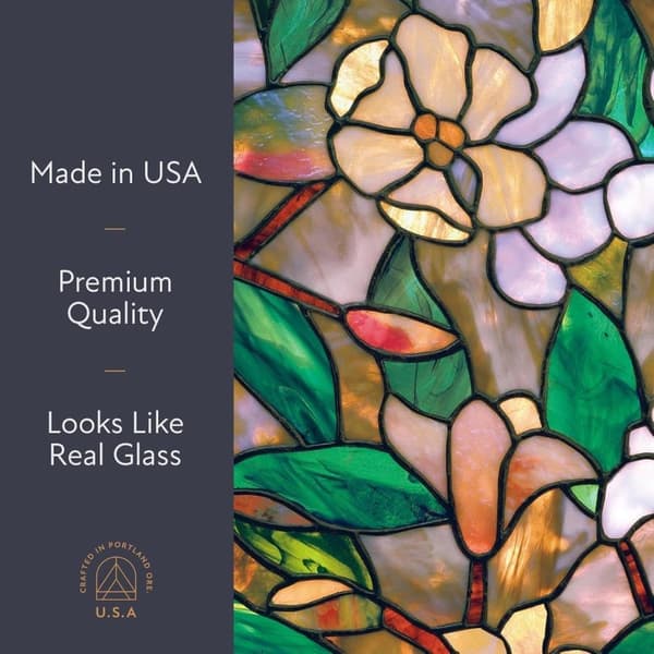 Magnolia Vindusfolie Statisk Innsynsbeskyttelse 60x100 cm 1pc-60x100cm
