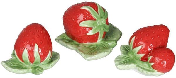 Bowls 2-pack Fragaria Strawberry Cult Design Vit white