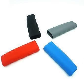 Practical Silicone Cover Universal Wave-shaped Car Handbrake Protector (Red)