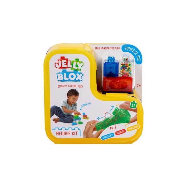 Jelly Blox byggeklodssæt, bløde og strækbare, 11 dele Multifärg