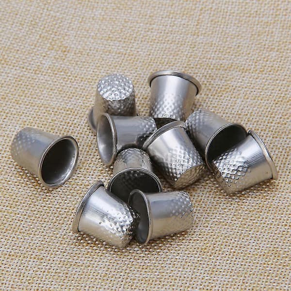 10 st Fingerborgar Silver Sömnad Quiltning Handarbete