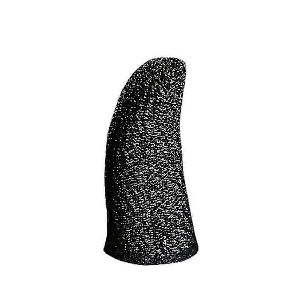 10-pak Skærmspil Finger Cots Spilcontroller Mobiltelefon Anti-sved Handsker, Sort