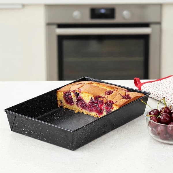 Bageform i kulstål med non-stick-belægning, 36x24x6 cm