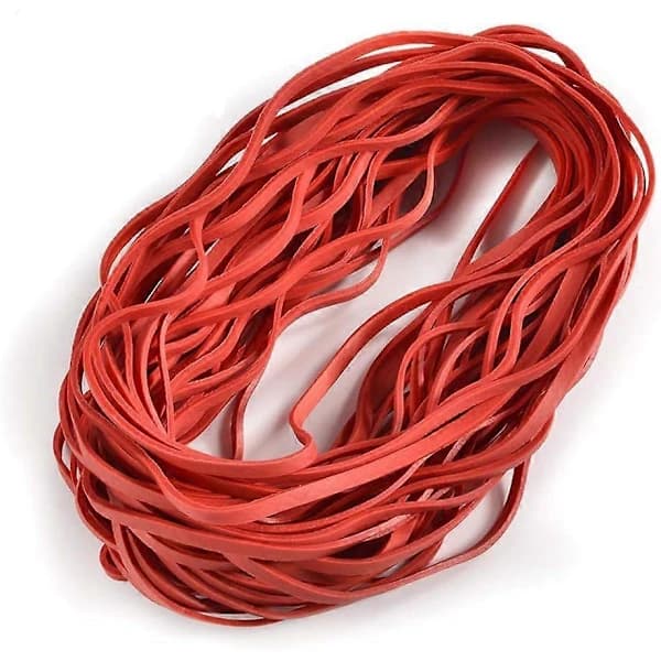 120-pack Stora Gummiband Soptunneband Set Elastiska Band för Kontorsmaterial, Soptunna