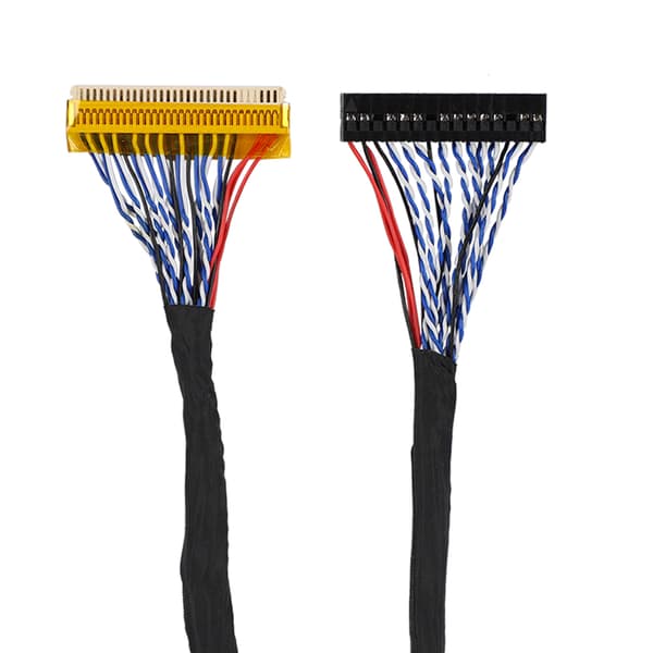 LVDS-kabel - 5 stk, 2-kanals, 8-bit, 1280x1024, 17/19 tommer TFT LCD-panel
