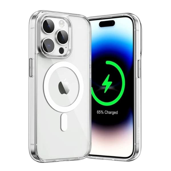 iPhone 14 Plus -silikonikuori MagSafella