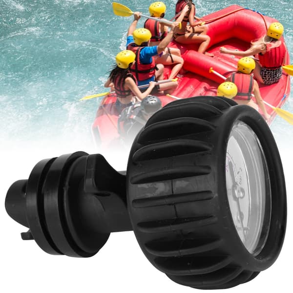 Gummibåt Lufttrykksmåler Håndpumpe 30 PSI