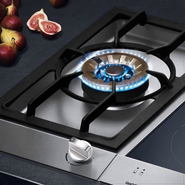 6 Pieces Gas Control Knobs, Metal 6mm Cooker Control Knobs, Silver Adapters Oven Cooking Surface Switch, Gas Hob Knobs Control Lock