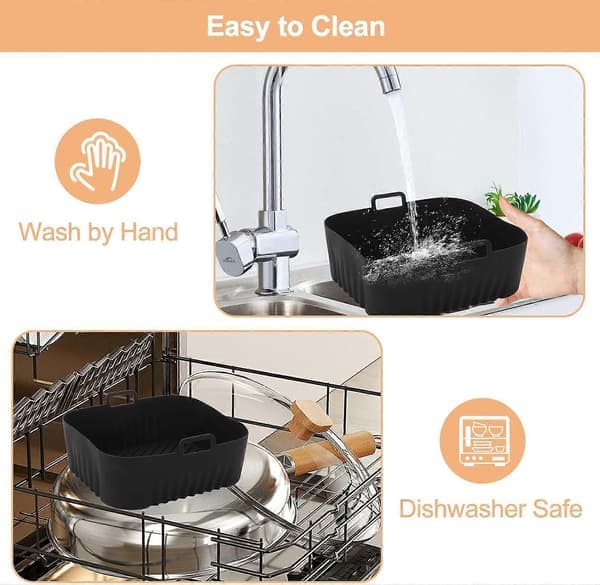 Philips Silicone Mold Airfryer Accessory Compatible with 3000 Series Dual Basket 2-pack