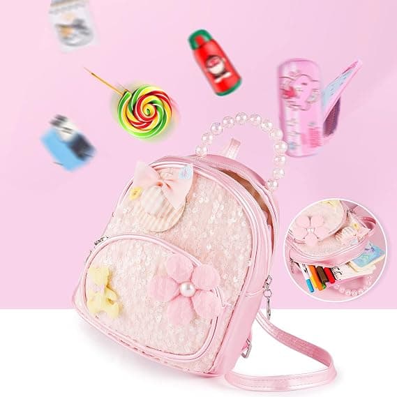 Pink Backpack for Girls, Kids Backpack, Cute Backpack for Children