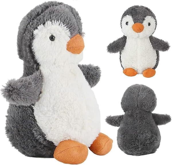 Pingviinipehmo, 23 cm Pingviinipehmolelu, Pingviinipehmolelu, Halattava ja leikkisä pingviinilahja