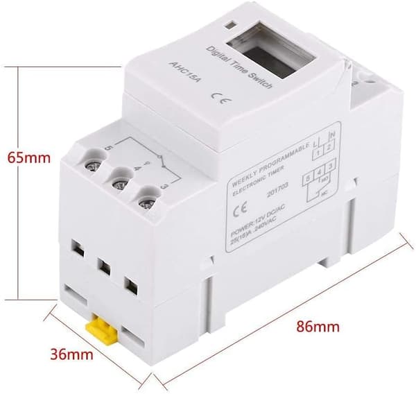 LCD Digital Timer, Programmerbar Digital Timer med LCD-Display
